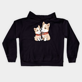 akita inu puppy Kids Hoodie